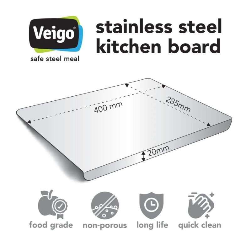 Stainless Steel Kitchen Board / Chopping Board - Image 2